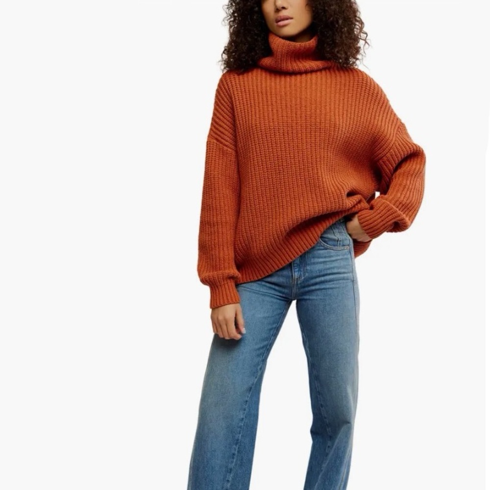 Free People Swim Too Deep Turtleneck Sweater